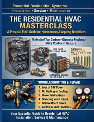 The Residential HVAC Masterclass: The Complete Guide to Understanding, Diagnosing, and Maintaining Modern Heating and Cooling Systems by Cox, James A.