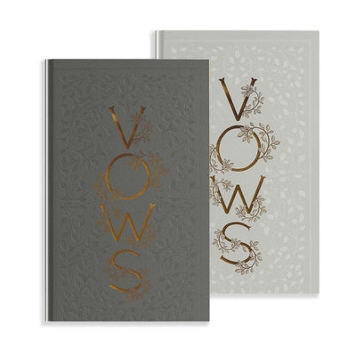 Our Wedding Vows: A Set of Heirloom-Quality Vow Books with Foil Accents and Hand-Drawn Illustrations by Herold, Korie