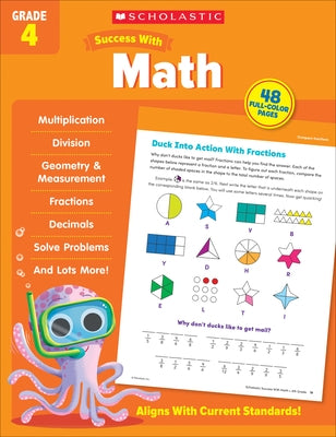 Scholastic Success with Math Grade 4 Workbook by Scholastic Teaching Resources