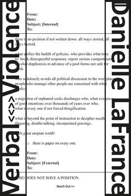 Verbal Violence by LaFrance, Danielle