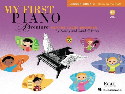 My First Piano Adventure Lesson Book C with Online Audio by Faber, Nancy