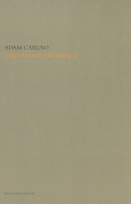 The Feeling of Things by Adam Caruso by Caruso, Adam