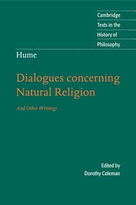 Hume: Dialogues Concerning Natural Religion by Coleman, Dorothy