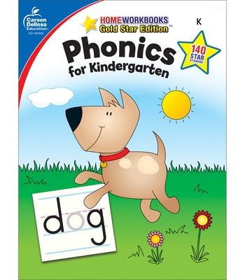 Phonics for Kindergarten, Grade K: Gold Star Edition Volume 12 by Carson Dellosa Education