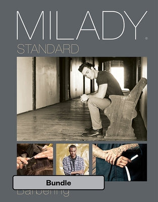 Bundle: Milady Standard Barbering, 6th + Student Workbook + Exam Review by Milady