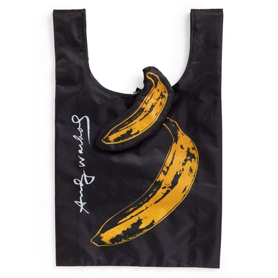 Andy Warhol Banana Packable Nylon Tote Bag by Galison