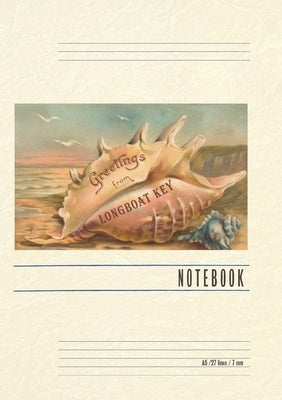 Vintage Lined Notebook Greetings from Longboat Key by Found Image Press