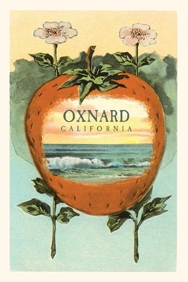 The Vintage Journal Strawberry with Ocean Scene Inside, Oxnard, California by Found Image Press