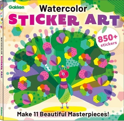 Watercolor Sticker Art by Gakken Early Childhood Experts