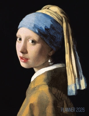 Girl With a Pearl Earring Planner 2026: Johannes Vermeer Artsy Year Agenda: January-December 12 Months Artistic Italian Renaissance Painting by Press, Shy Panda