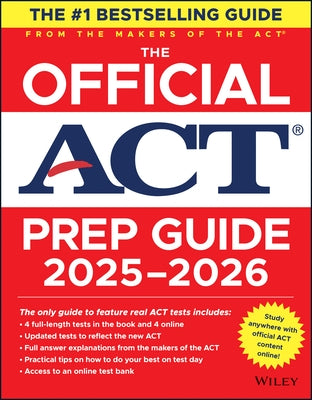 The Official ACT Prep Guide 2025 - 2026: Book + Online Course by ACT