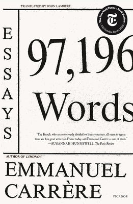 97,196 Words: Essays by Lambert, John