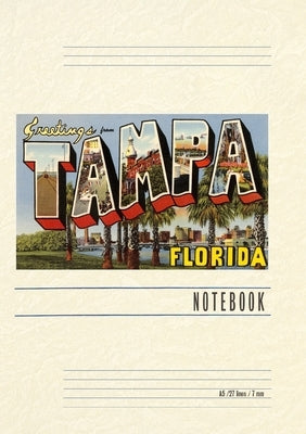 Vintage Lined Notebook Greetings from Tampa, Florida by Found Image Press