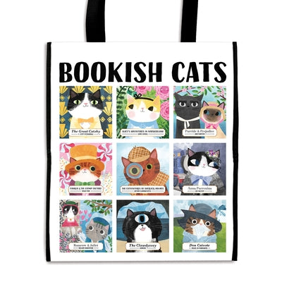 Bookish Cats Reusable Shopping Bag by Mudpuppy