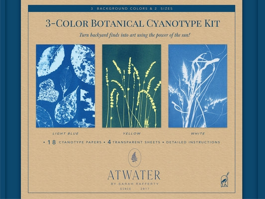 3-Color Botanical Cyanotype Kit: Beginner-Friendly Solar Printing Kit for DIY Nature Art by Rafferty, Sarah Bourne