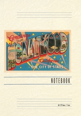 Vintage Lined Notebook Greetings from Hollywood, California by Found Image Press