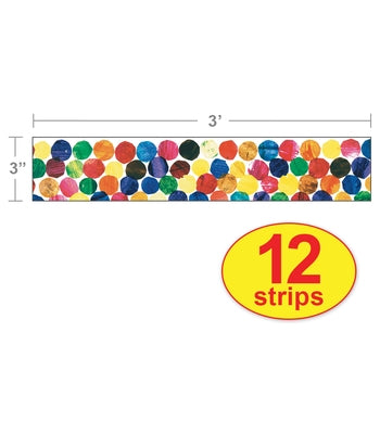 The Very Hungry Caterpillar(tm) Dots Straight Bulletin Board Borders by Carson Dellosa Education