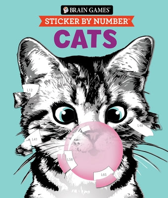 Brain Games - Sticker by Number: Cats: Volume 2 by Publications International Ltd