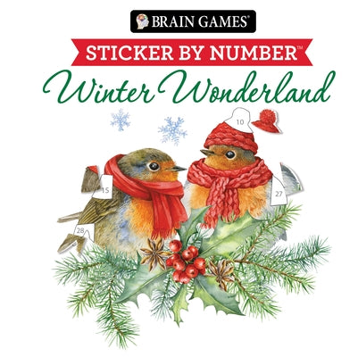 Brain Games - Sticker by Number: Winter Wonderland by Publications International Ltd