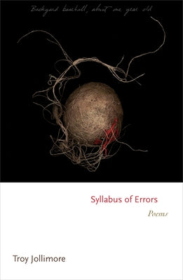 Syllabus of Errors: Poems by Jollimore, Troy