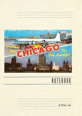 Vintage Lined Notebook Greetings from Chicago, Illinois by Found Image Press