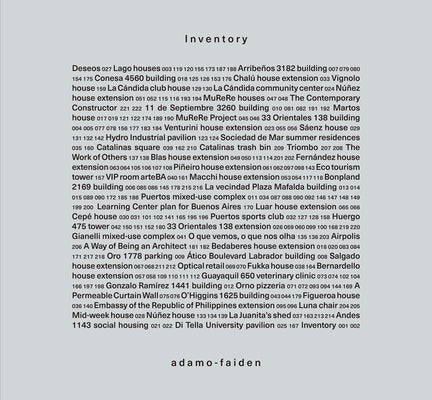 Inventory: Adamo-Faiden by Adamo, Sebastian