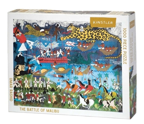 Battle of Malibu (in Three Parts) 1795: Part One, See Battle. Little Red Corvette. 1000 Piece Puzzle by Rashid, Umar