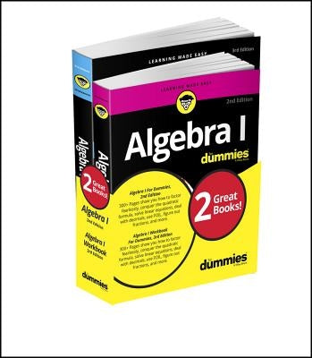 Algebra I for Dummies Book + Workbook Bundle by Sterling, Mary Jane