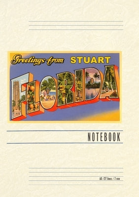 Vintage Lined Notebook Greetings from Stuart, Florida by Found Image Press