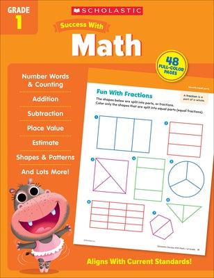 Scholastic Success with Math Grade 1 Workbook by Scholastic Teaching Resources