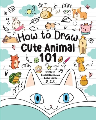 How to Draw Cute Animals 101 for Kids: A Step-by-Step Guide to Drawing Fun and Adorable Characters! by Martin, Rocker