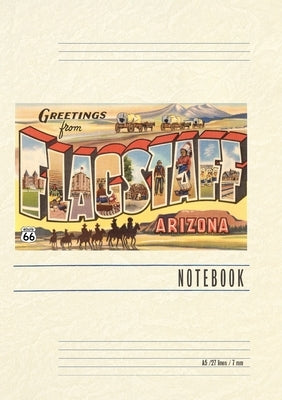 Vintage Lined Notebook Greetings from Flagstaff by Found Image Press