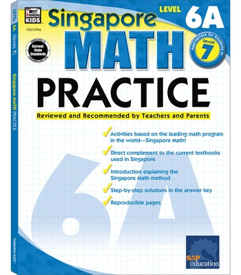 Math Practice, Grade 7: Reviewed and Recommended by Teachers and Parents Volume 16 by Singapore Asian Publishers