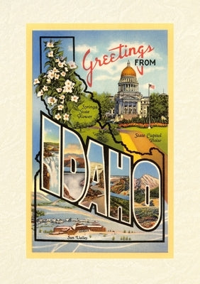 Vintage Lined Notebook Greetings from Idaho by Found Image Press