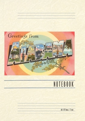 Vintage Lined Notebook Greetings from Alabama by Found Image Press