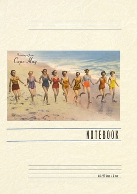 Vintage Lined Notebook Greetings from Cape May, New Jersey, Bathing Beauties by Found Image Press