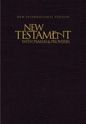 NIV, New Testament with Psalms and Proverbs, Pocket-Sized, Paperback, Black by Zondervan