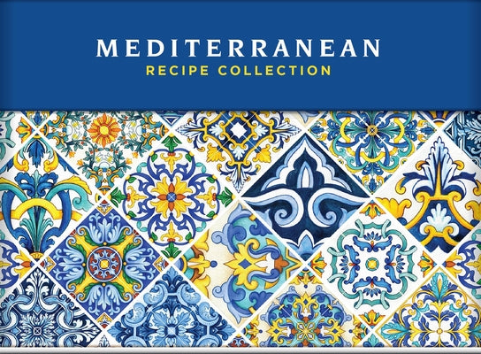 Mediterranean Recipe Card Collection Tin 72 Recipe Cards + 28 Blank Recipe Cards to Write Your Own Recipes + 5 Tabbed Section by Publications International Ltd