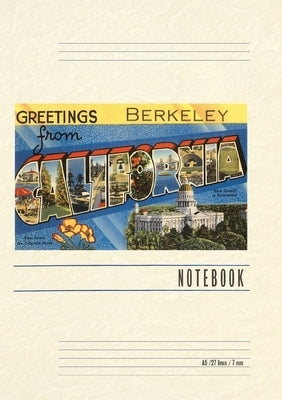 Vintage Lined Notebook Greetings from Berkeley, California by Found Image Press