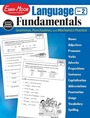 Language Fundamentals, Grade 2 Teacher Resource by Evan-Moor Educational Publishers