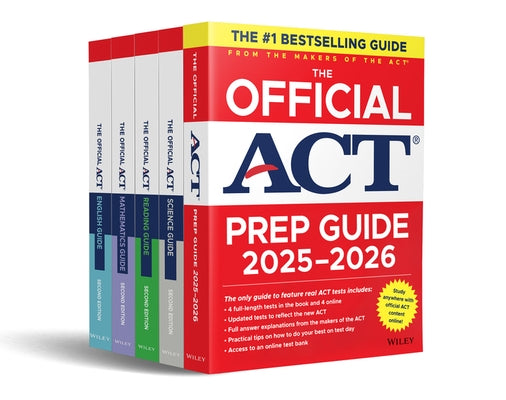 The Official ACT Prep & Subject Guides 2025-2026 Complete Set by ACT