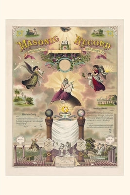 Vintage Journal Masonic Record by Found Image Press