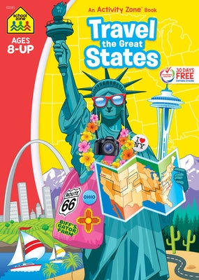 School Zone Travel the Great States Workbook by Zone, School