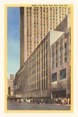 Vintage Journal Radio City Music Hall, New York City by Found Image Press