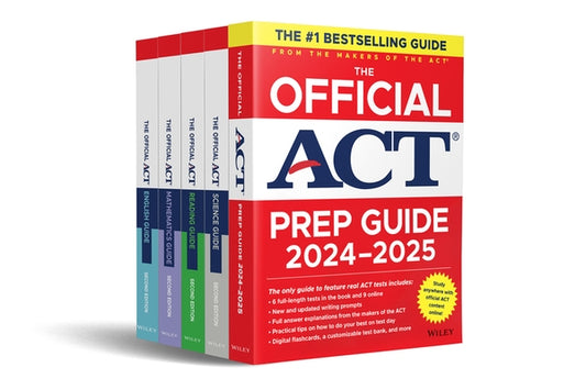 The Official ACT Prep & Subject Guides 2024-2025 Complete Set by ACT