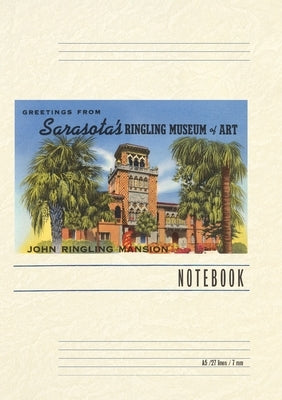 Vintage Lined Notebook Greetings from Sarasota Museum by Found Image Press