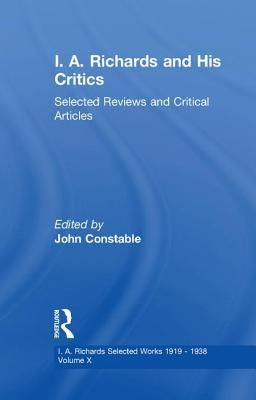 I a Richards & His Critics V10 by Constable, John