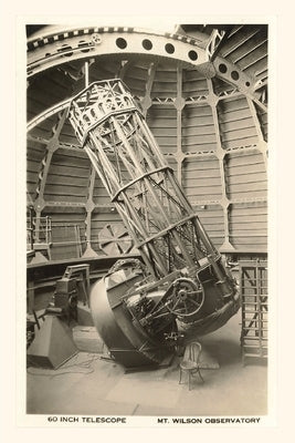 Vintage Journal Mt. Wilson Observatory Telescope by Found Image Press
