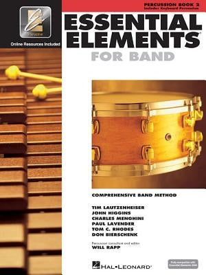 Essential Elements for Band - Book 2 with Eei: Percussion/Keyboard Percussion (Book/Online Media) by Hal Leonard Corp