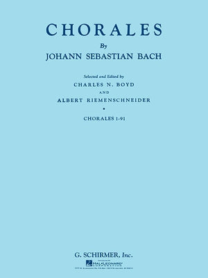 Chorales 1-91, Open Score: Piano Solo by Bach, Johann Sebastian